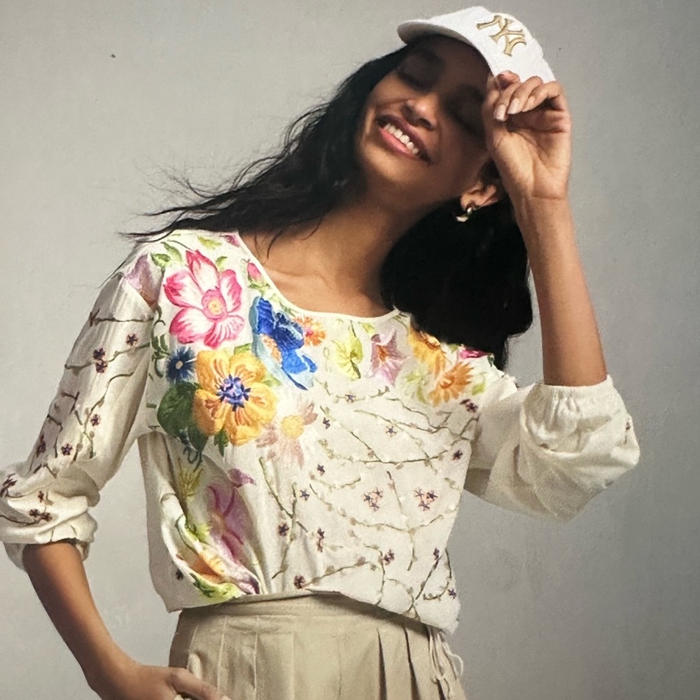 Tiny Lori Embroidered Top